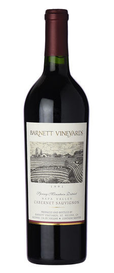 1991 Barnett Spring Mountain District Cabernet Sauvignon