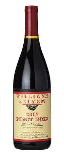 2009 Williams Selyem Sonoma County Pinot Noir