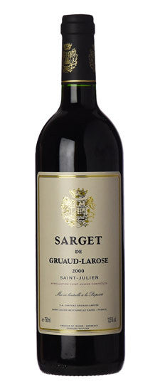 2000 Sarget de Gruaud-Larose, St-Julien