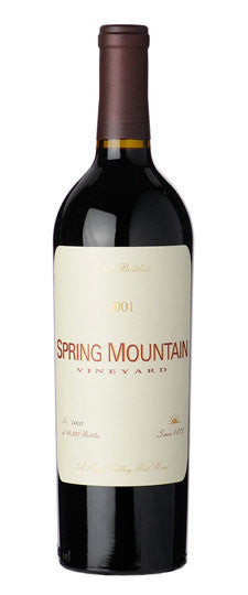 2001 Spring Mountain Vineyard Napa Valley Cabernet Sauvignon