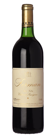 1986 Forman Napa Valley Cabernet Sauvignon