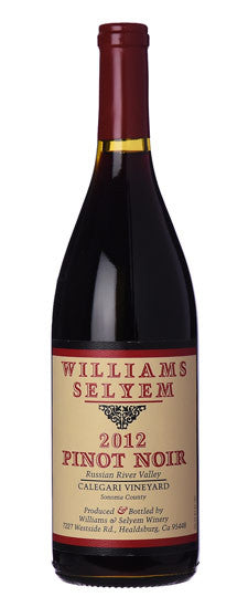 2012 Williams Selyem 