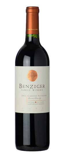 2012 Benziger Sonoma County Cabernet Sauvignon