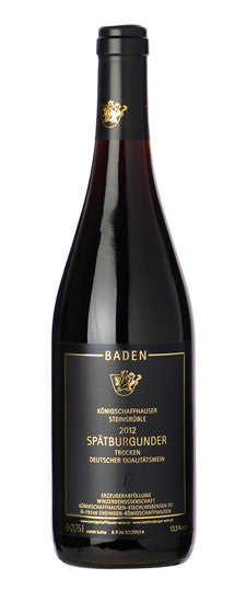 2012 K̦nigschaffhausen SteingrÌ_ble SpÌ_tburgunder  Trocken Baden