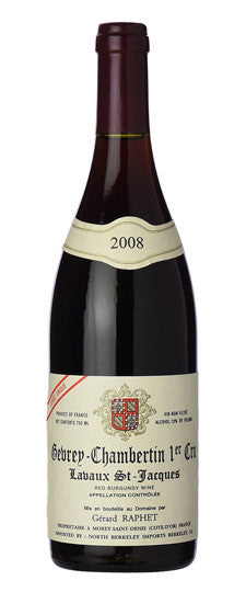 2008 Domaine G̩rard Raphet Gevrey-Chambertin 1er Cru 