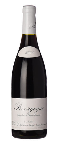 2003 Domaine Leroy Bourgogne Rouge