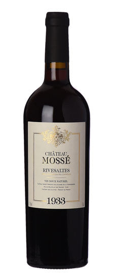 1933 Chateau Mosse Rivesaltes Vin Doux Naturel