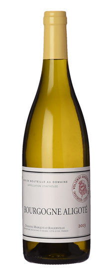 2013 Domaine Marquis d'Angerville Aligote Bourgogne Blanc