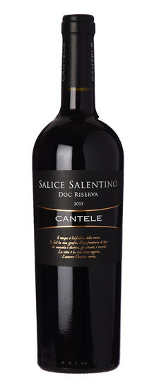 2013 Cantele Salice Salentino Riserva