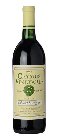 1984 Caymus Napa Valley Cabernet Sauvignon