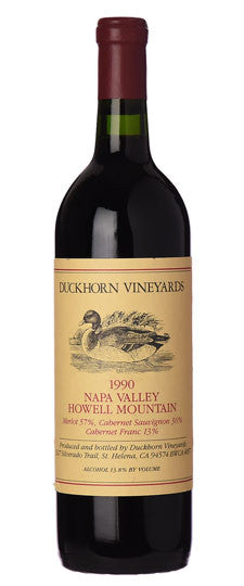 1990 Duckhorn Howell Mountain Bordeaux Blend